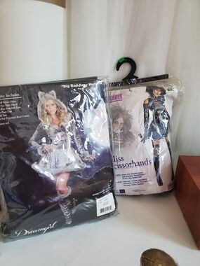 Dreamgirl Silver Gray Wolf Costume Dress